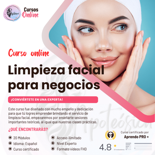Curso Online de Limpieza facial para negocios